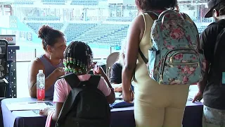 Back-to-school event in Hartford gives families backpacks to start the school year strong
