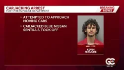 Мужчина обвиняется в том, что после угона автомобиля устроил погоню с полицией Форт-Майерса по го...