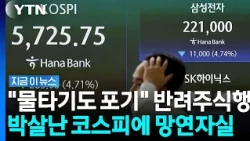 "비명도 안 나옵니다"…손절 시기도 놓친 개미들 '피눈물' [지금이뉴스] / YTN