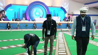 الاستعدادات لمراسم البيعة من الخيمة الرئيسية