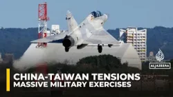 China deploys army, naval, and air force units around Taiwan for military exercises