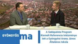A Sakkpalota Program Kiemelt Referencia Intézménye lett a Gyöngyösi Arany János Általános Iskola