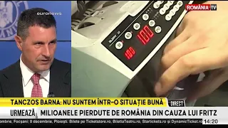 Tanczos Barna puts the brakes on Bolojan's austerity measures
