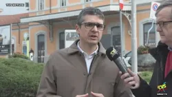 Lecco - Verso la zona rossa in centro - Interviene Filippo Boscagli, candidato sindaco per FDI