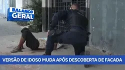 Idoso diz ter sido empurrado, mas polícia militar descobre perfuração de faca nas costas