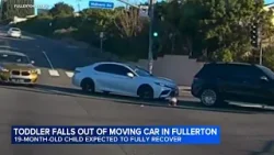 Toddler falls out of moving SUV in Southern California; mother arrested, authorities say Toddler falls out of moving SUV in Southern California; mother arrested, authorities say