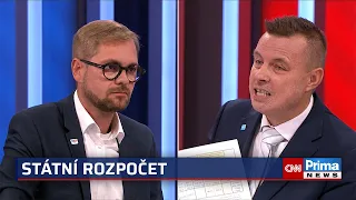 Hospodaření státu jde do kopru, rozohnil se ve studiu Havel. Rajchl navrhl novou daň