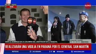 Vigil for General San Martín to be held in Paraná