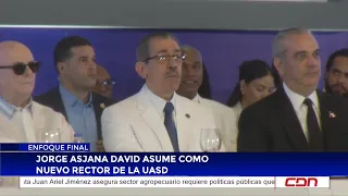 Jorge Asjana David sworn in as new UASD rector