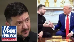 WATCH: Zelenskyy reflects on previous explosive meeting with Trump