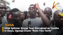 ODM Splinter Group Tour Disrupted as Youths in Siaya, Ugunja Chant “Ruto Two Term”