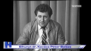 Elhunyt dr. Kovács Péter Balázs – ZTV Híradó 2026-08-14