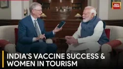 PM Modi-Bill Gates Interview: India's Triumph Over Vaccine Hesitancy & Women Empowerment in Tourism