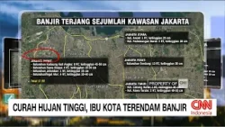 Curah Hujan Tinggi, Ibu Kota Terendam Banjir