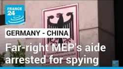 Aide to far-right German MEP arrested for spying for China • FRANCE 24 English