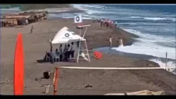 Rescatan a joven tras ser arrastrado por oleaje en Las Peñitas Rescatan a joven tras ser arrastrado por oleaje en Las Peñitas