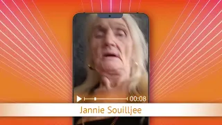 TV Oranje app video message - Jannie Souilljee