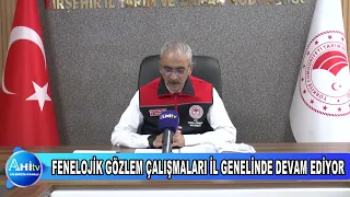 TARIM VE ORMAN İL MÜDÜRÜ BÜLENT ZAFER TAŞ FENELOJİK GÖZLEM ÇALIŞMALARI İL GENELİNDE DEVAM EDİYOR