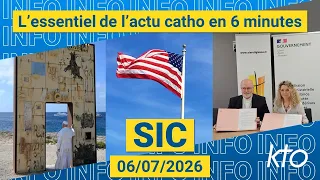 #PapeàLampedusa #ÉtatsUnis #CORREF || SIC du 6 juillet 2026