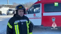 Снег продавил крышу: склад рухнул, сотрудницу вытаскивали из-под завалов