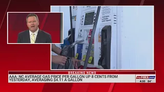 North Carolina gas prices spike as diesel reaches all-time high