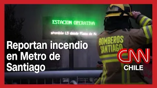 Emergencia en Metro de Santiago por incendio en vagón: Cierran 5 estaciones y ordenan evacuación