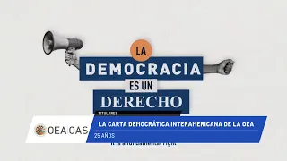 OAS News: Inter-American Democratic Charter of the OAS: 25 years. September 21, 2026.