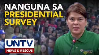 VP Duterte, nangunguna sa preferred presidential candidate sa 2028 elections