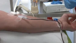 Darovanie krvi stavbármi Nemocnice