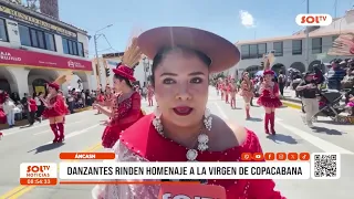 Áncash: Dancers pay tribute to the Virgin of Copacabana