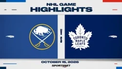 NHL Highlights | Sabres vs. Maple Leafs - October 15, 2026