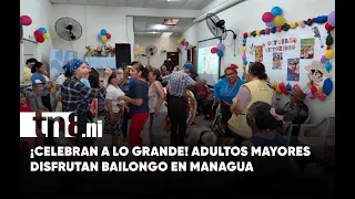 With music and lots of enthusiasm! Seniors celebrate their day in Managua