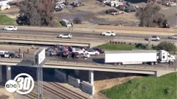 61-year-old man killed in multi-vehicle pileup on southbound Highway 99 in Fresno