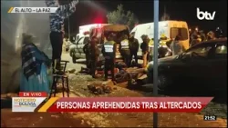 Policía aprehende a personas por obstruir los trabajos de rescate en El Alto