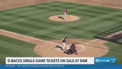 D-backs single-game tickets go on sale Monday