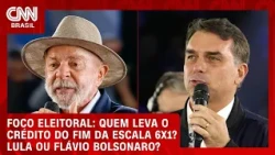 Fim da escala 6x1 vira disputa entre Lula e Flávio na reta final das eleições | FOCO ELEITORAL