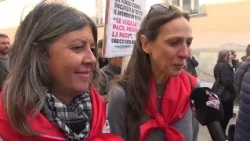 Studenti, insegnanti e lavororatori in marcia per lo sciopero generale contro guerra carovita