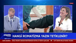 AKŞAMA DOĞRU – MAHMUT UÇAKCAN / UZM. DR. SERAP LATİF RAİF / YAZ AYLARINDA ARTAN AĞRILAR VE ÖNLEMLER