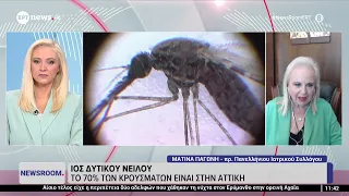 Ιός Δυτικού Νείλου, το 70 % των κρουσμάτων είναι στην Αττική