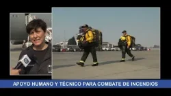 Desde México: apoyo humano y técnico para combatir incendios