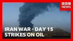 US targets Kharg Island and Iran threatens US-linked oil facilities | BBC News