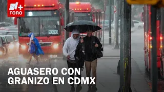 Hail and Heavy Rains Trigger Alerts in Several CDMX Boroughs