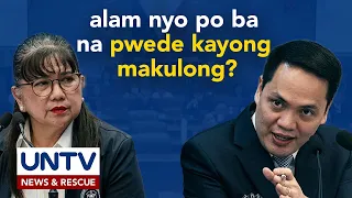 Sagot ni former SDO Acosta sa tanong ni Atty. Ligutan: Alam nyo po ba pwede kayong makulong?