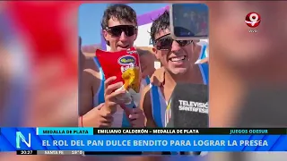 Emiliano Calderón ganó la medalla de plata en la categoría remo 8 masculino