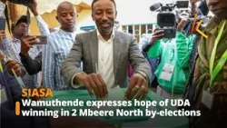 Вамутенде выразил надежду, что UDA одержит победу на дополнительных выборах в округе Мбеере-Норт. Вамутенде выразил надежду, что UDA одержит победу на дополнительных выборах в округе Мбеере-Норт.