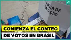 ¿Lula o Bolsonaro? Comienza el conteo de votos en Brasil