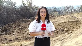 Klan News - Priska e djegur, Klan News pamje me dron