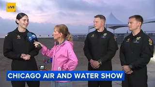 US Army Golden Knights team members speak with ABC7 ahead of Air & Water Show
