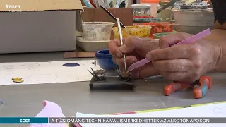 A tűzzománc technikáival ismerkedhettek az alkotónapokon - 2026.08.04.