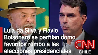 Lula da Silva y Flávio Bolsonaro lideran las encuestas presidenciales con una estrecha diferencia